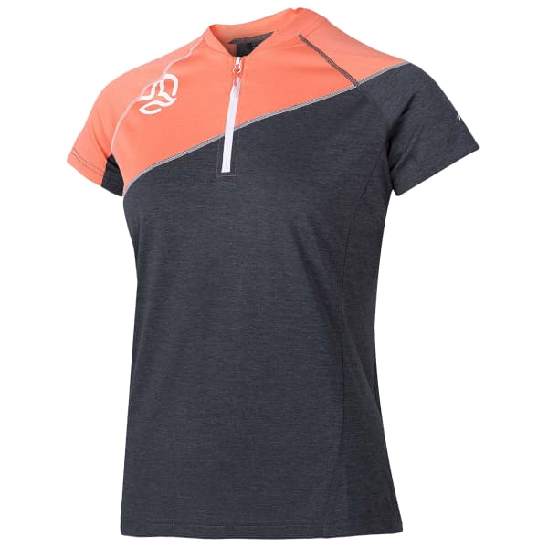 T-shirt randonnée TERNUA MOVE W WHALES GREY/BRIGHT PINK PEACH