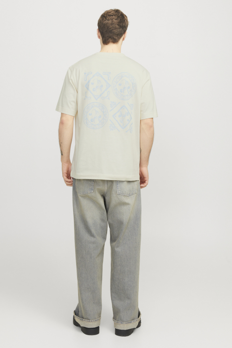 Jack & Jones beige heren t-shirt