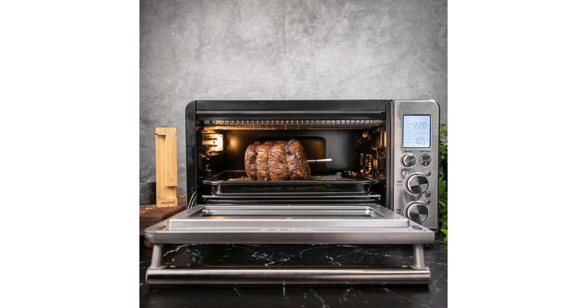 MeaterPro thermometer  (Roestvrij staal/houtkleur, Bluetooth 5.2)
