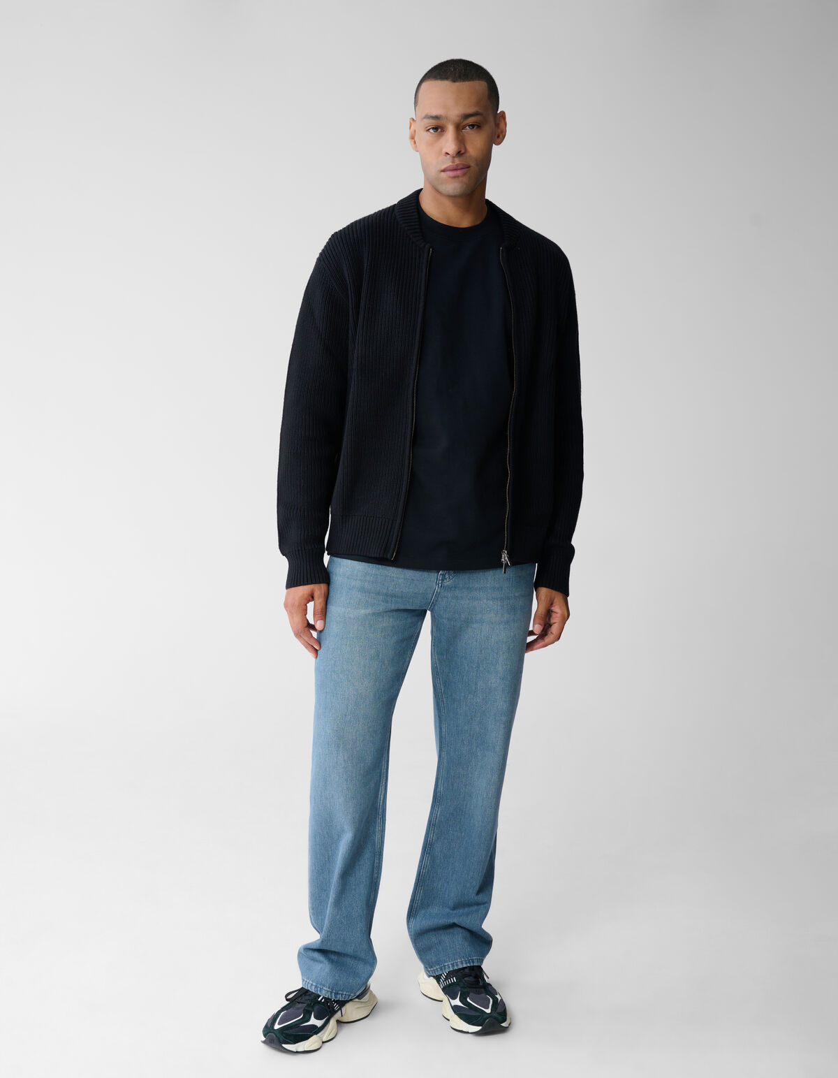 Gebreid Vest Zwart
