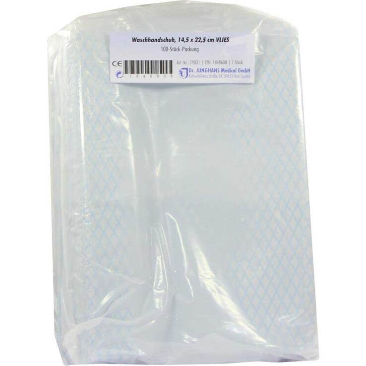 Waschhandschuhe Vlies 14,5x2, 100 St