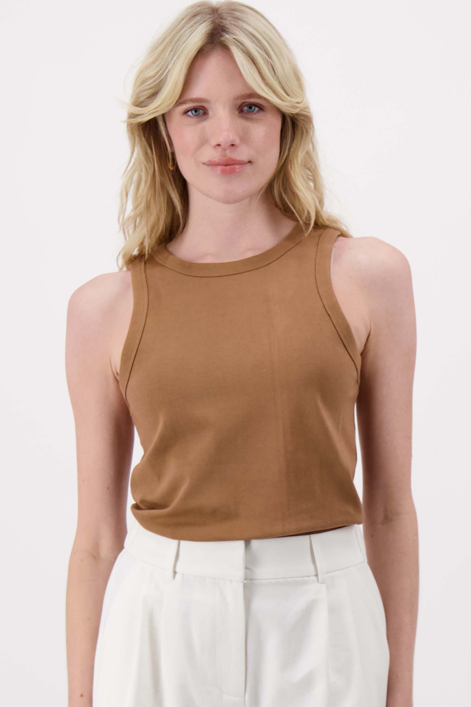 tanktop met borduur