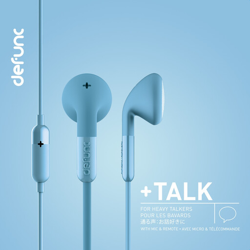 Fones de ouvido Defunc + Talk Con Cabo Jack 3,5 mm