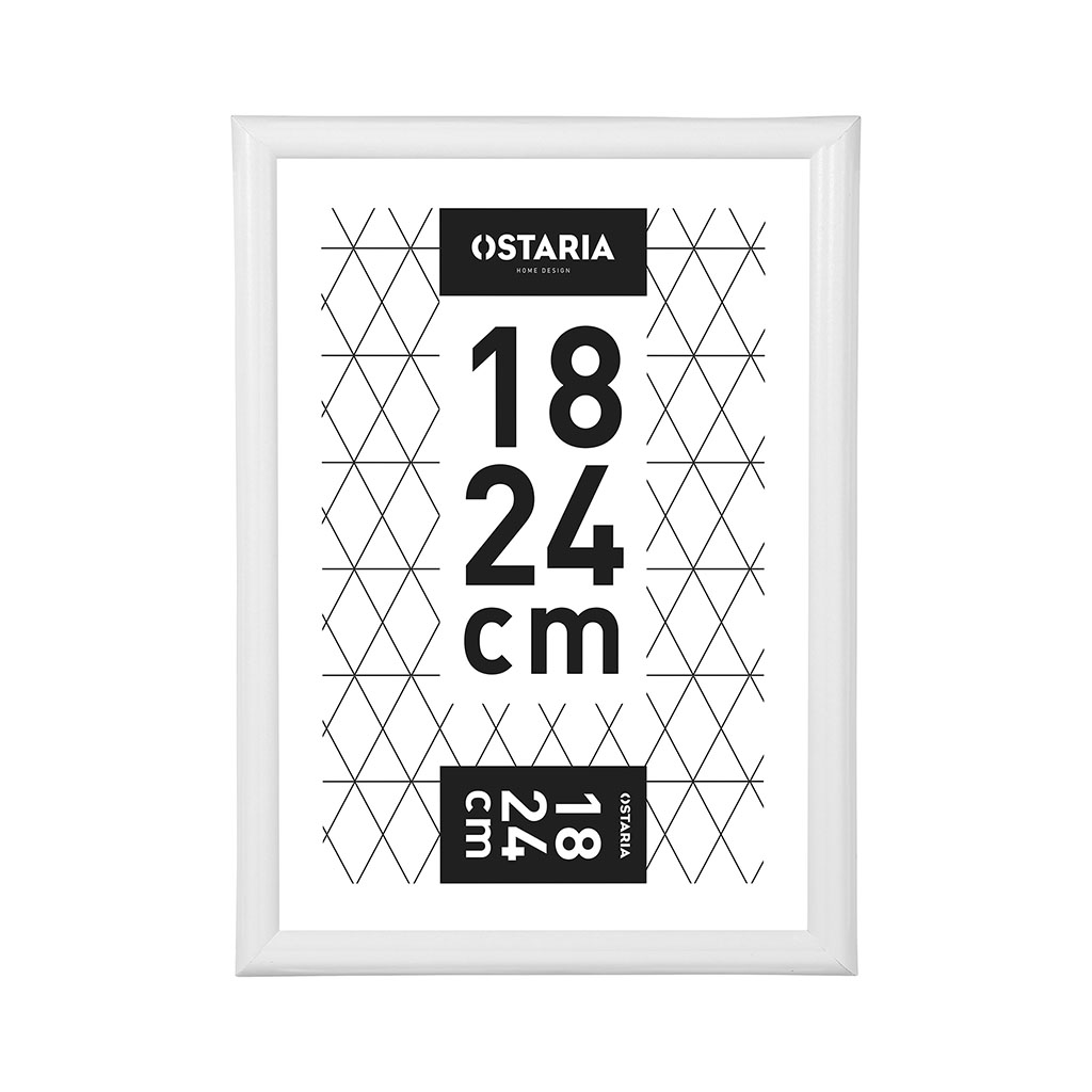 Cadre photo ONYX blanc 18x24cm