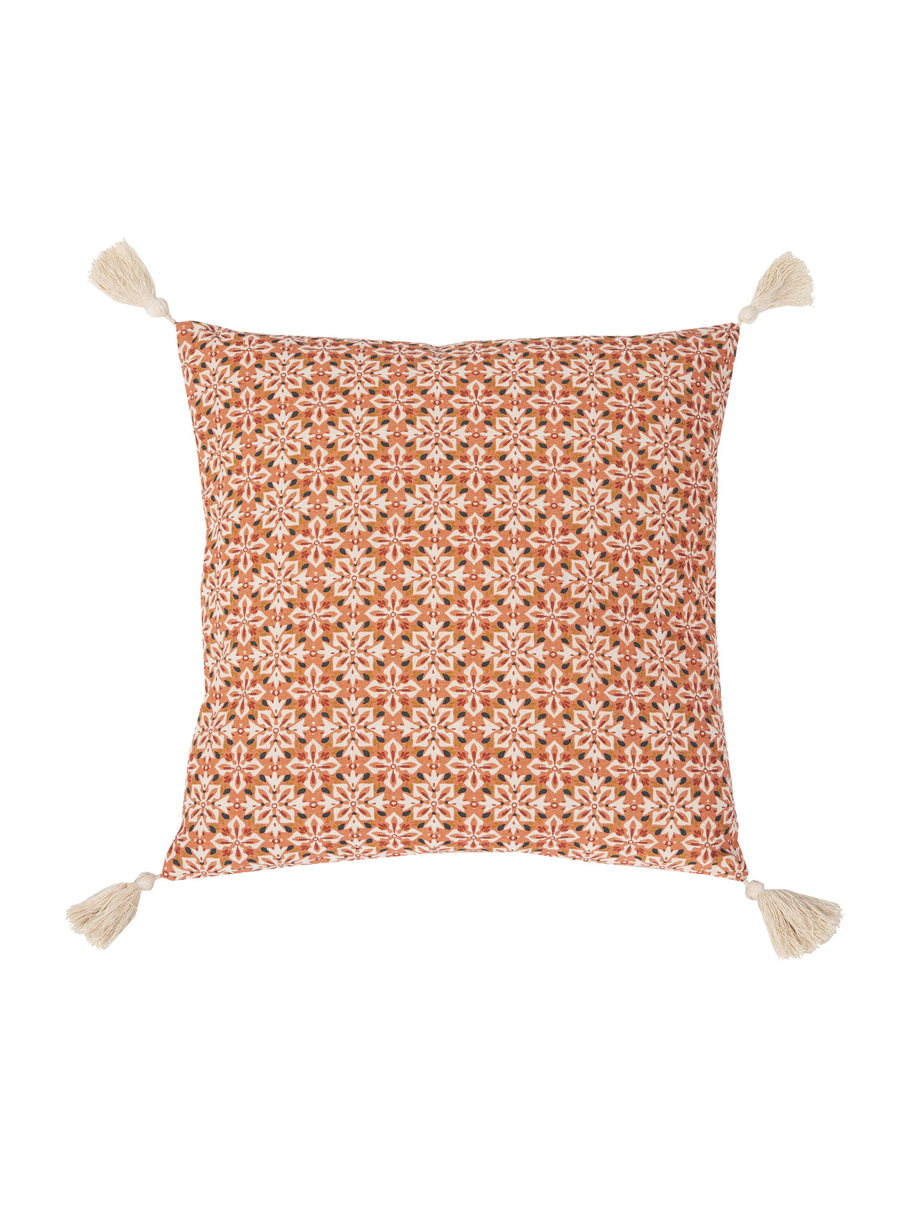 Coussin carré souk à pompons