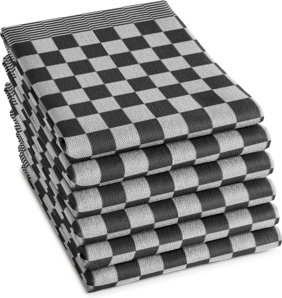 DDDDD theedoek barbeque zwart 65 x 65 cm
