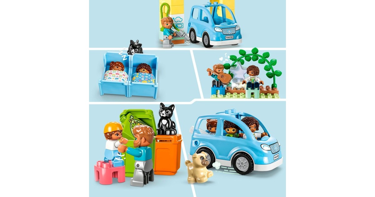 LEGODUPLO - 3-in-1-Familiehuis Constructiespeelgoed  (10994)