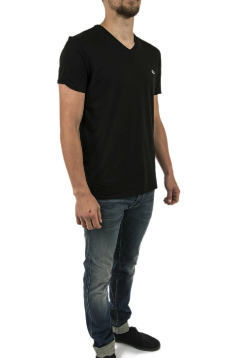 Tee shirt lacoste th6710 031 noir
