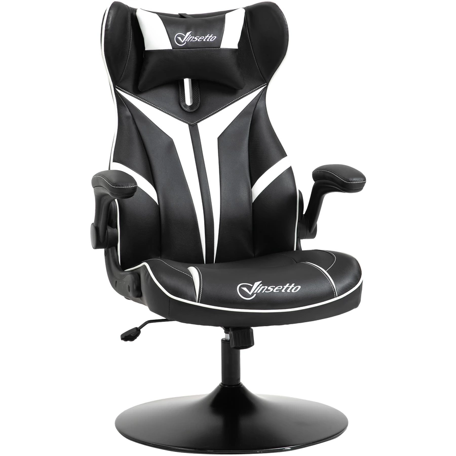 Vinsetto Gaming Stuhl ergonomisch schwarzweiß