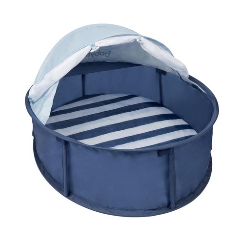 Babyni Aire de Jeux & lit d'appoint Anti-UV FPS 50+ Marinière - BABYMOOV