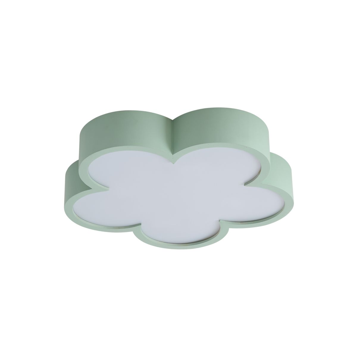 Kinder plafondlamp groen met wit - Lucille