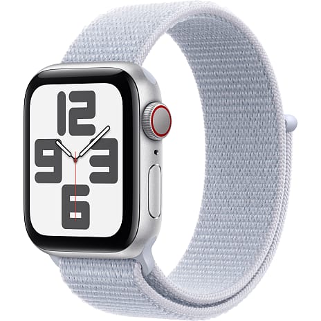 Apple Watch SE (2024) 40 mm Cell S/M - Silver Aluminium Sport Loop