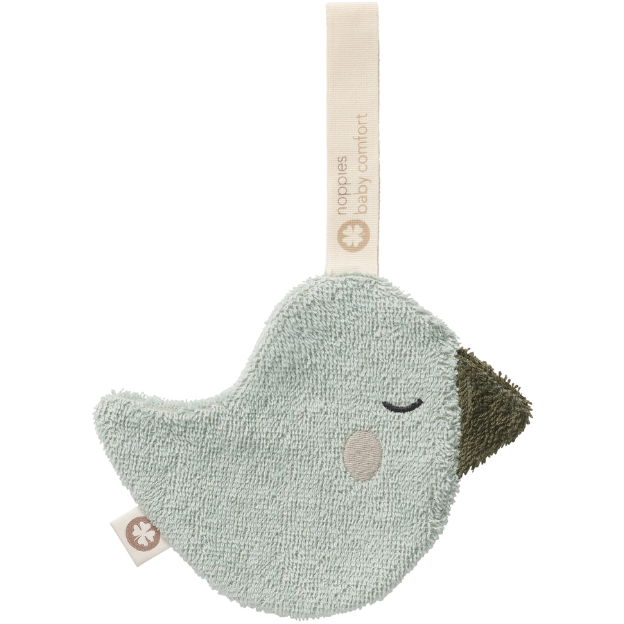 Noppies Schnullertuch Duck pacifier cloth Puritan Gray