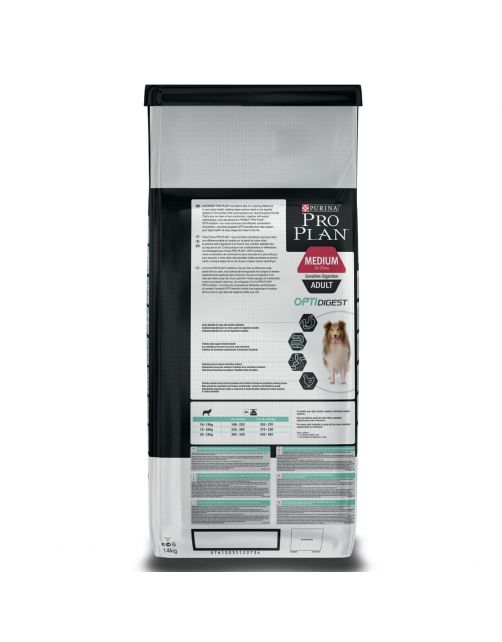 Pro Plan Dog Adult Medium Breed Digestion Kip - Hondenvoer
