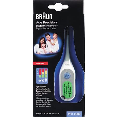 Braun Age Precision PRT 2000 digital stiktermometer
