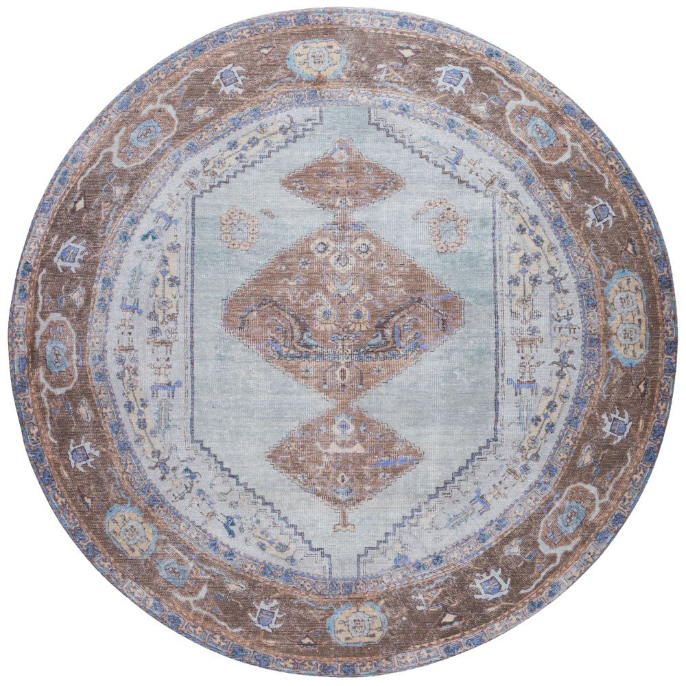 Karaca purple brown Rond 160 cm