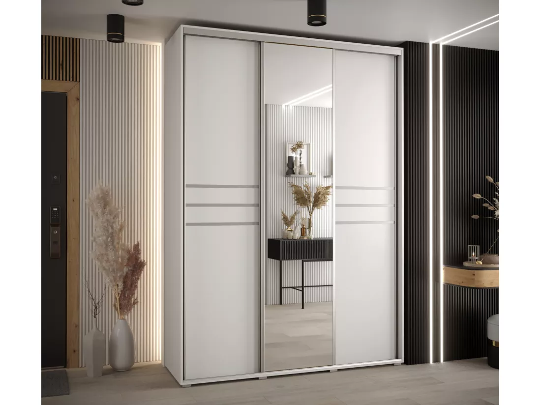 ARMOIRE DAVOS 11 À PORTES COULISSANTES 235,2/180/45 3 portes