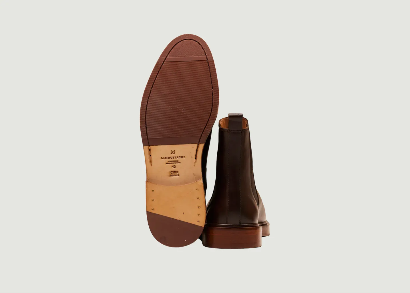 Bottines Nicolas cuir M.Moustache