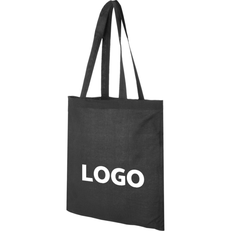 Sac couleur en coton publicitaire totebag 140 g/m² - anses longues - 10 L - marquage 1 couleur