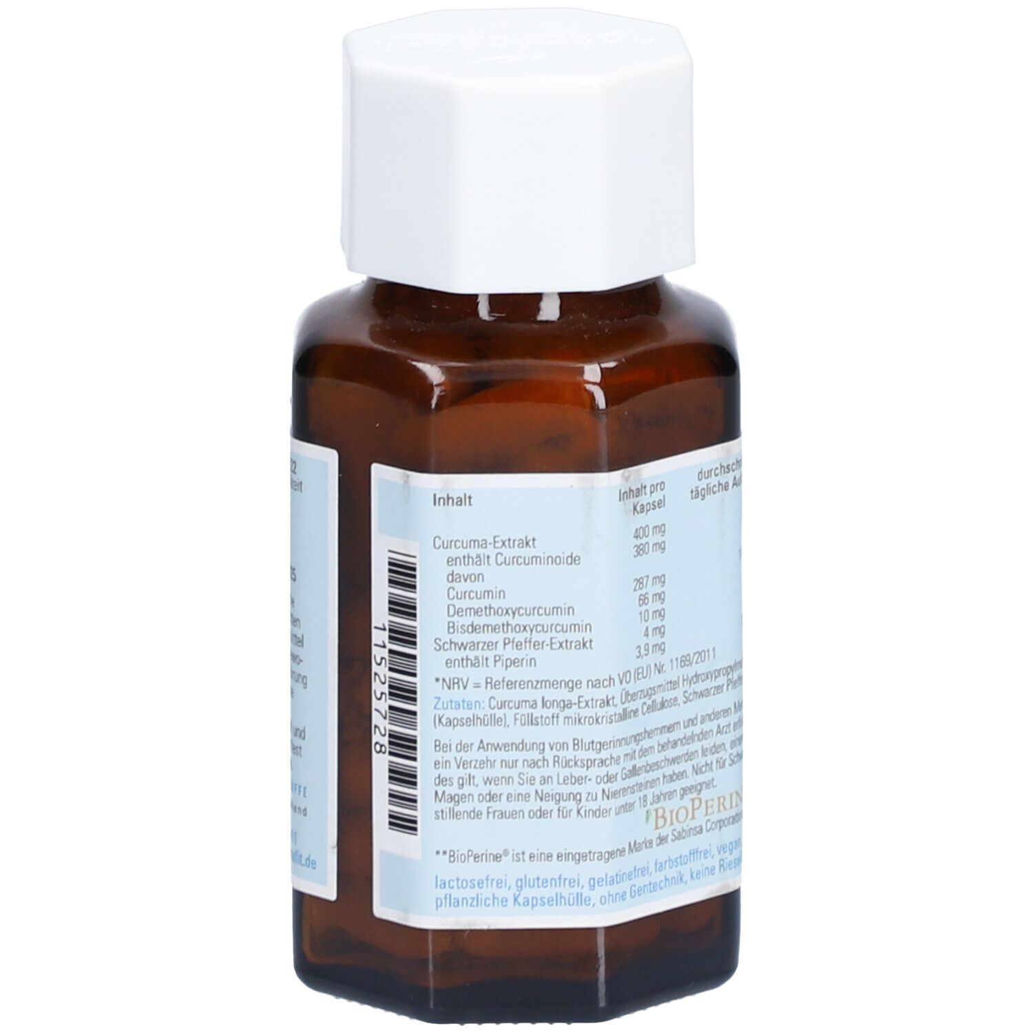 naturafit Curcuma mit Pfefferextrakt