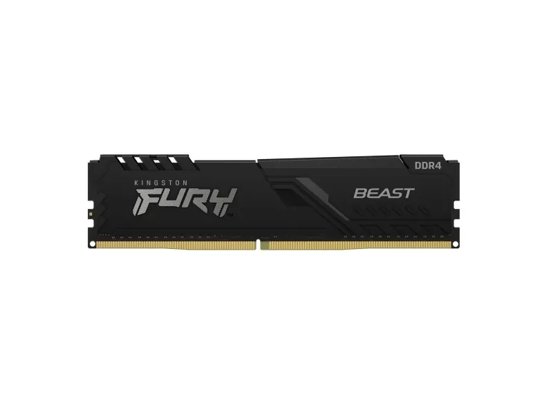 Kingston FURY Beast - DDR4 - sæt - 32 GB: 2 x 16 GB - DIMM 288-PIN - 3600 MT/s / PC4-28800 - CL18 - 1.35 V - ikke bufferet - ikke-ECC - sort