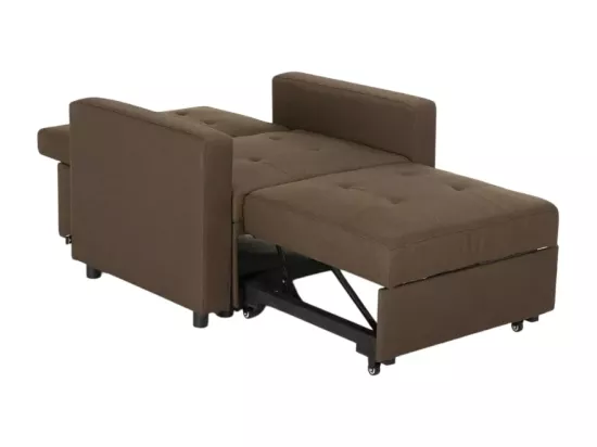 Fauteuil-lit peu encombrant avec accoudoirs au design moderne Zeta