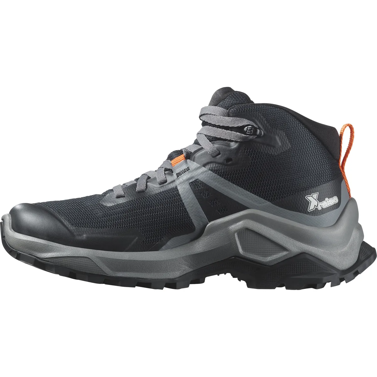 Salomon X Raise Mid Gore-Tex Black / Quiet Shade / Dragon Fire