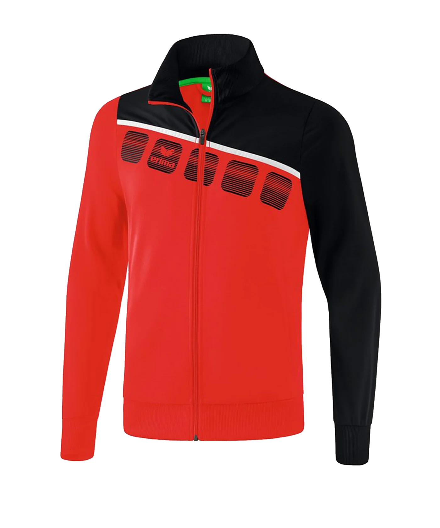 Erima 5-C Polyesterjacke Rot Schwarz