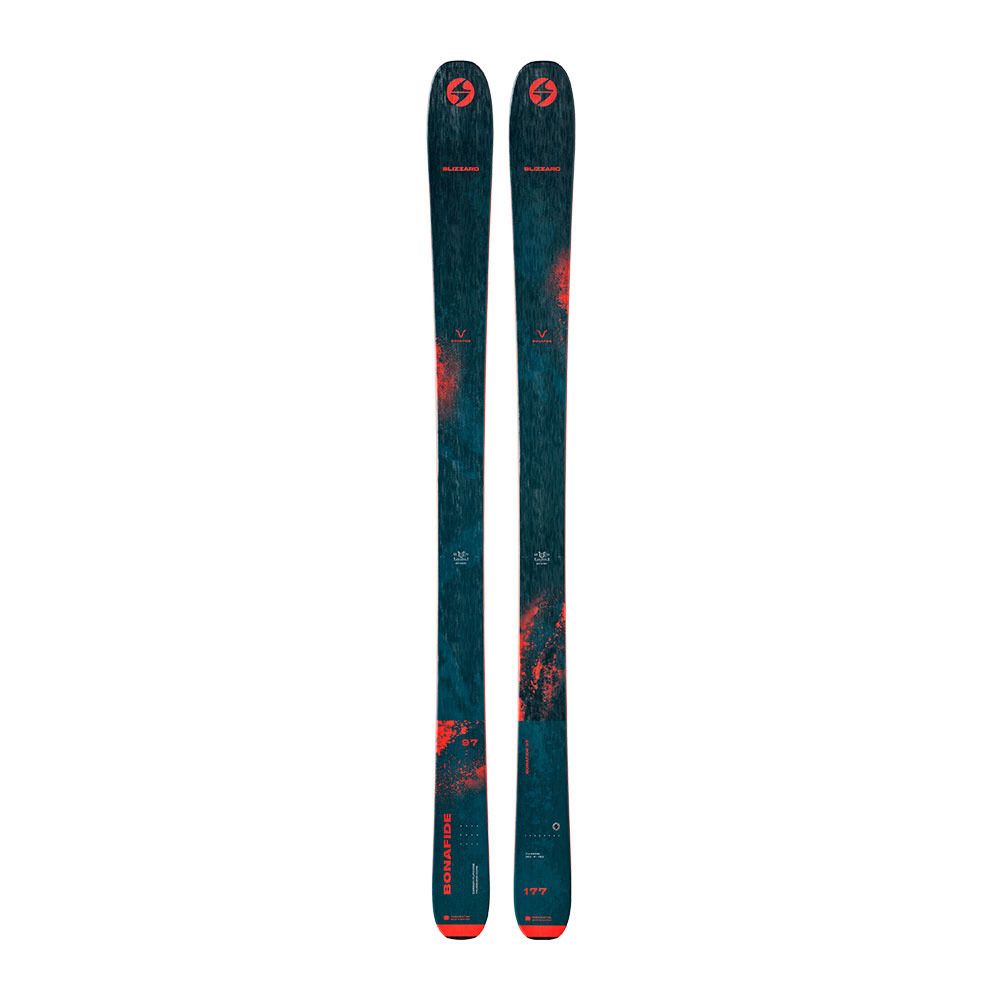 Blizzard BONAFIDE 97 - Skis all mountain Homme bleu fonce/rouge
