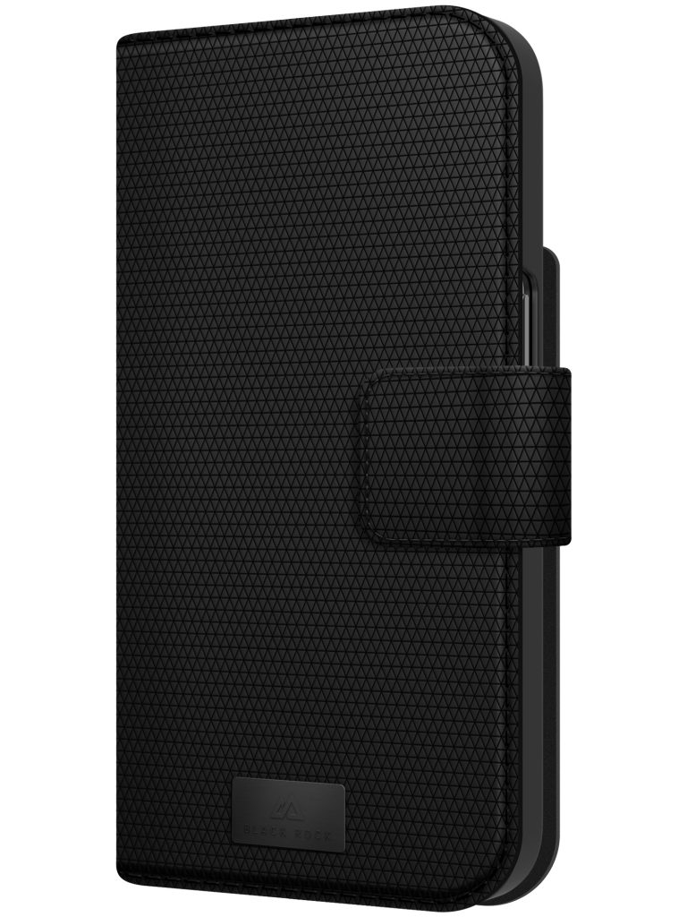 2in1 iPhone 12 / iPhone 12 Pro Echtleder Magnet Wallet Case Tasche Flip Cover (00192170) - Schwarz