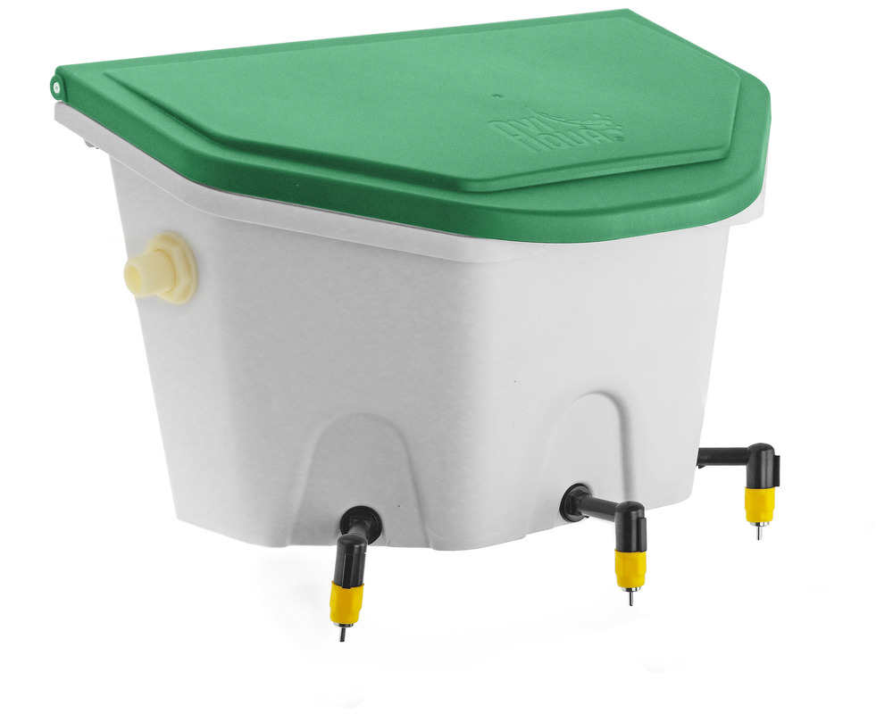 Abreuvoir automatique suspendu plastique 8 litres aviaqua 3 pipettes