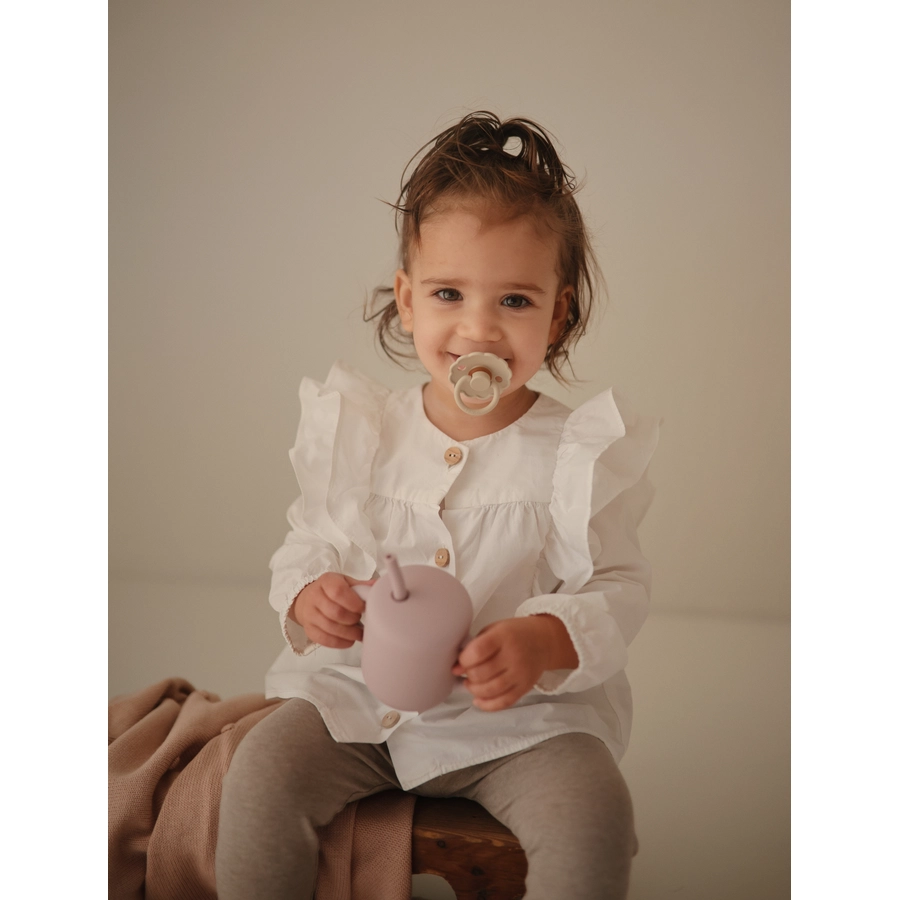 FRIGG Schnuller Daisy Baked ClayCream  6-18 Monate