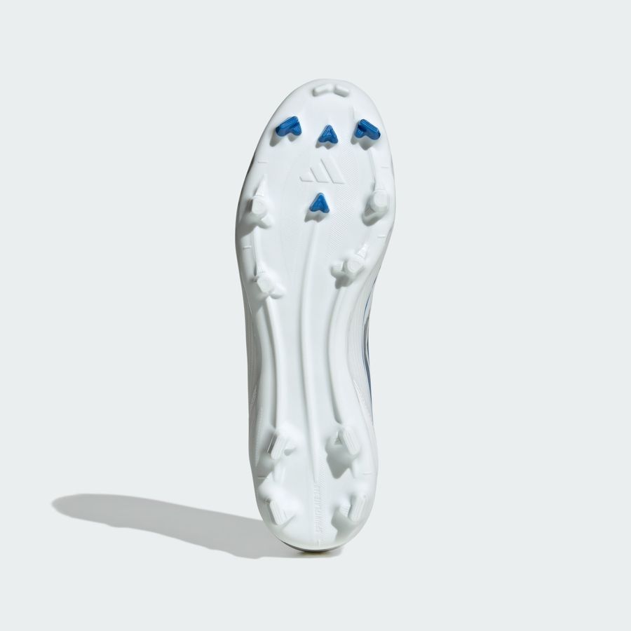 adidas F50 League Laceless FG/AG Polar Victory - Blanc/Argenté/Bleu