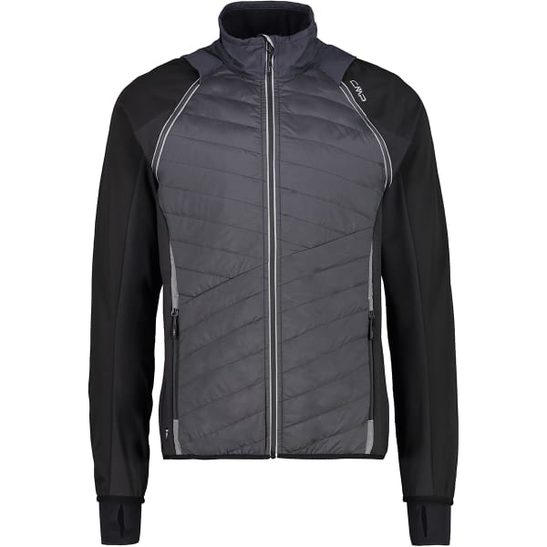 Veste polaire CMP MAN JKT WITH DETACHABLE SLEEVES ANTHRACITE