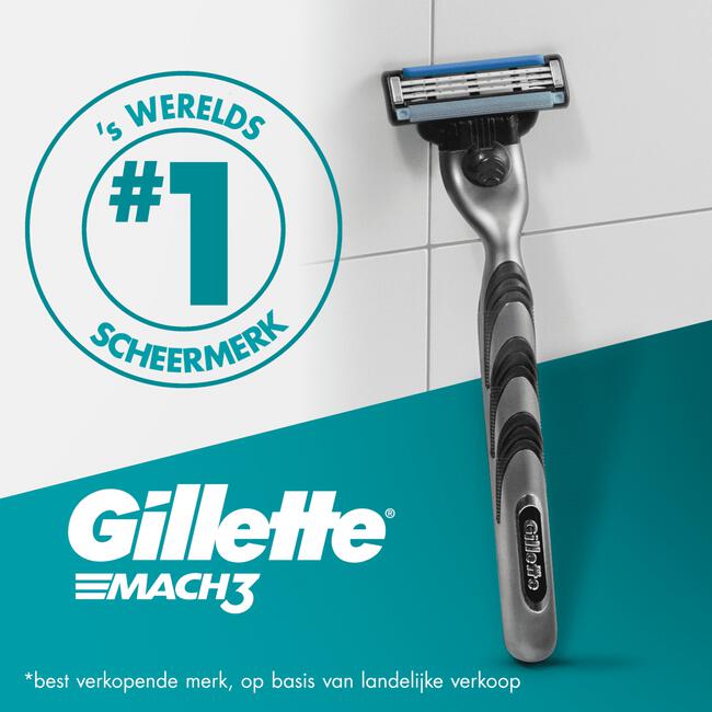 Gillette Mach3 Scheersysteem Met 3 Navulmesjes