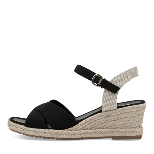 Tamaris Højhælede Wedge Sandaler, Black, 39