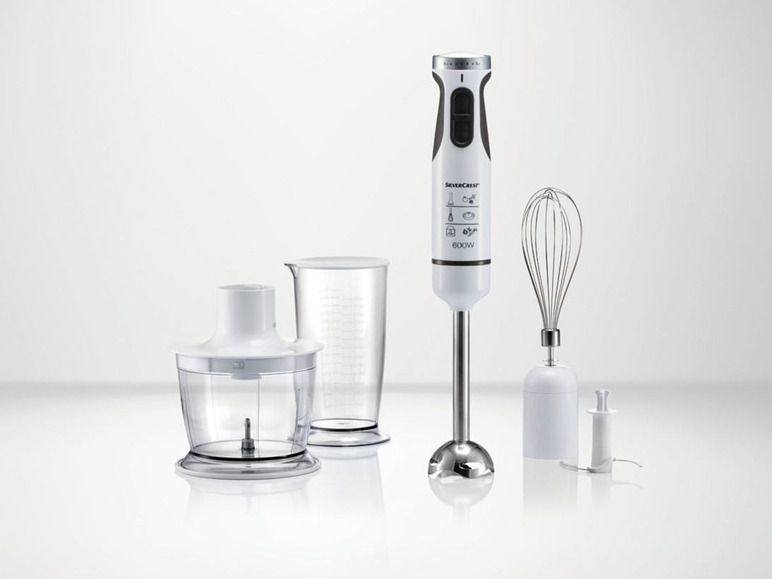 Staafmixerset, 600 W, 5 snelheden