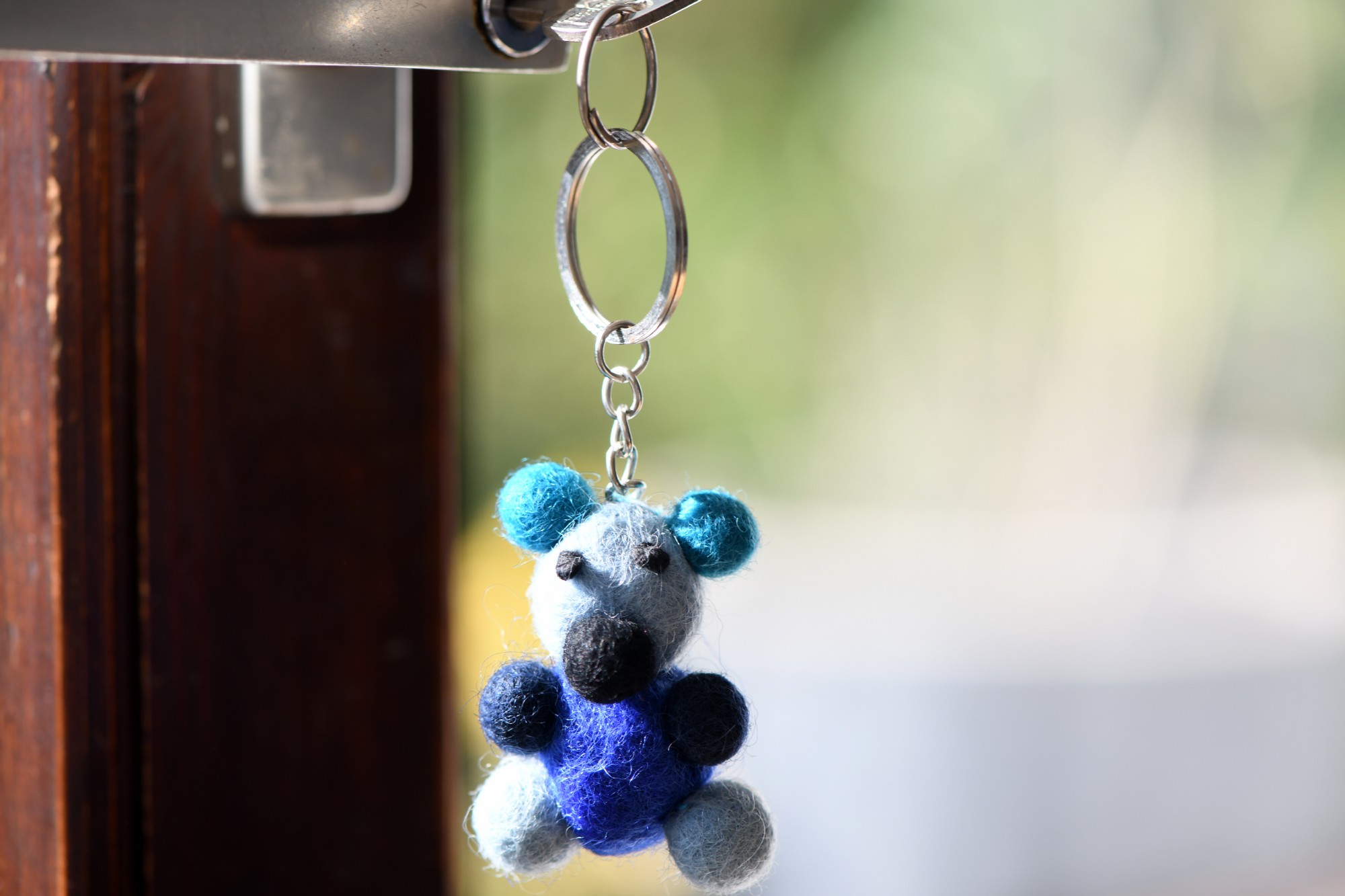 Schlüsselanhänger 'Panda Bär', aus Filz, multicolor günstig bestellen