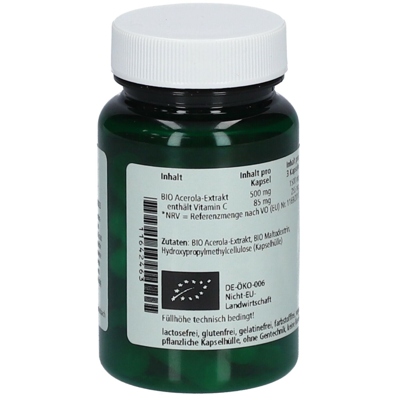 green line NUTRITHEKE Acerola 100% Pur