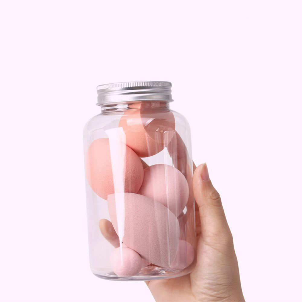 (7er Set) Make Up Beauty Blender Weiche Kosmetikschwämme in Verschiedenen Grössen - Rosa