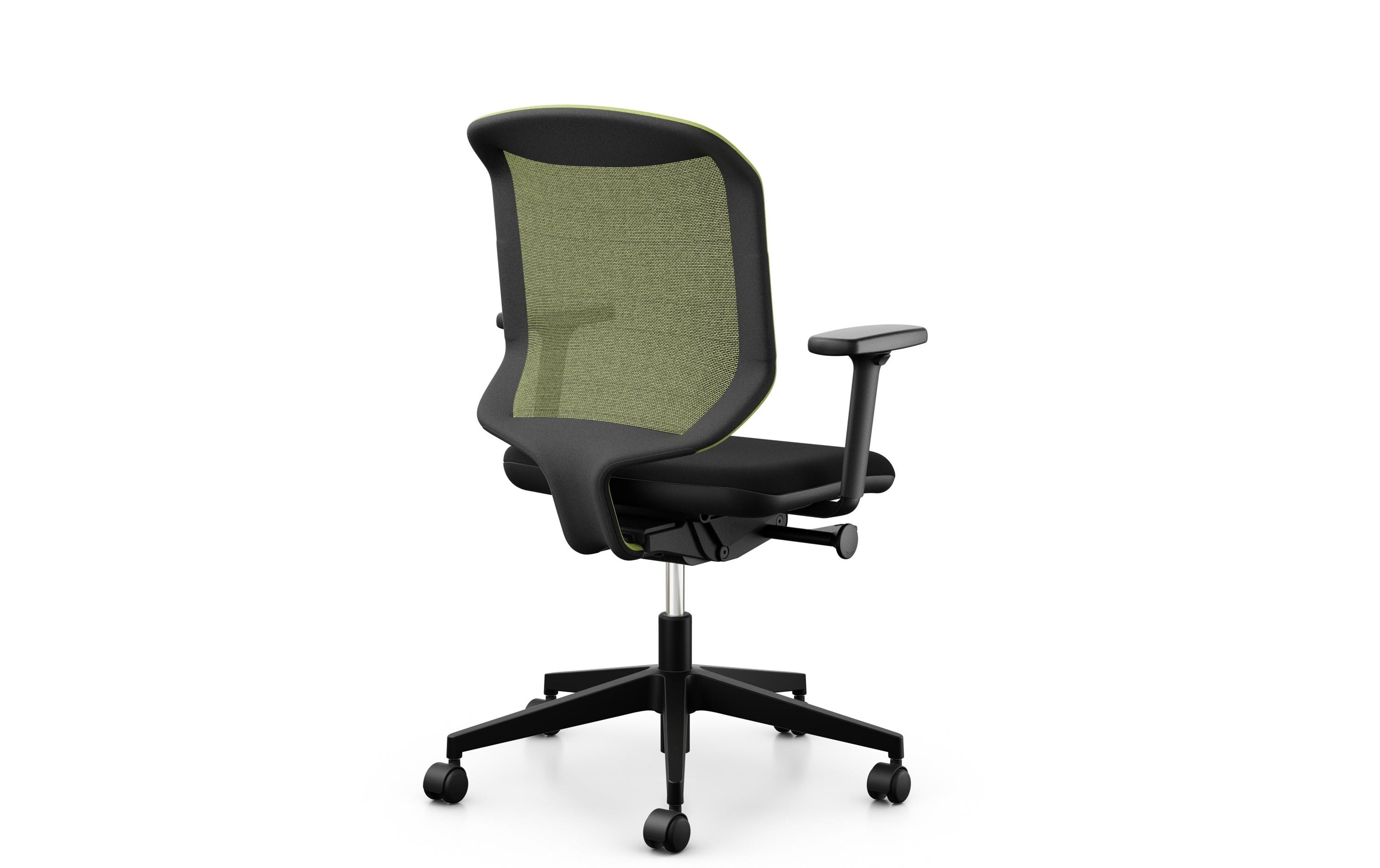Bürostuhl Chair2Go 434 Schwarz/Grün<br>Drehstuhl mit hohem Sitzkomfort
