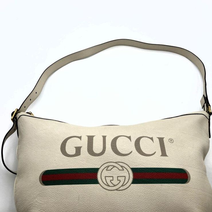 Gucci Vintage Gucci Shoulder Bag White