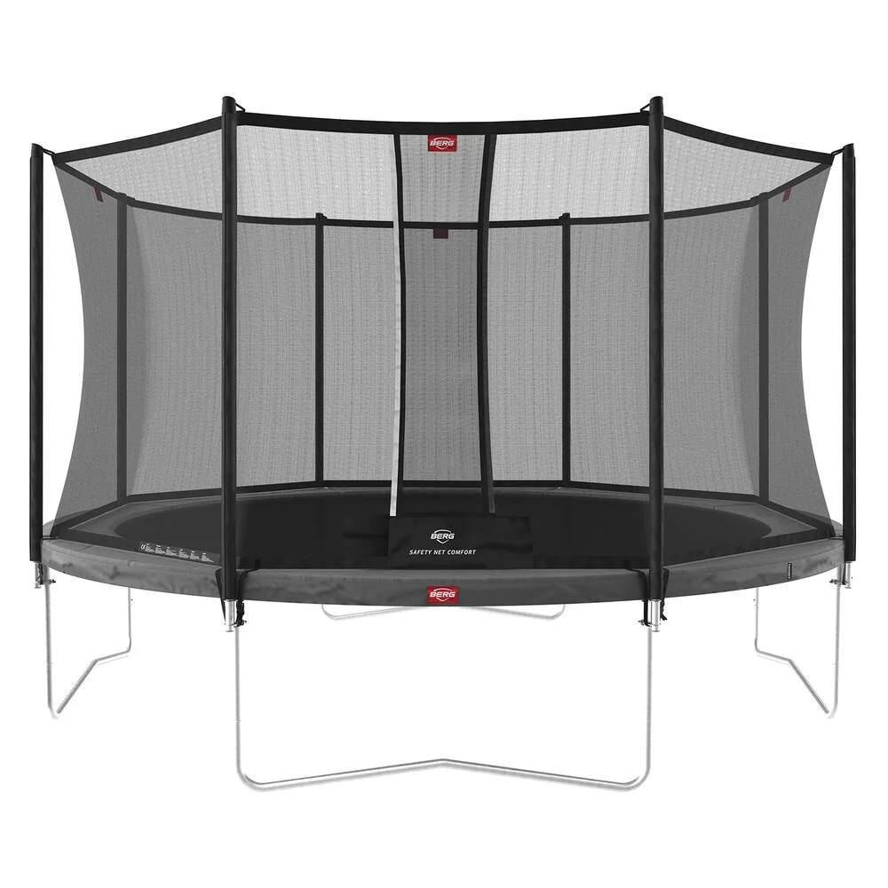 TRAMPOLINE  FAVORIT GREY 430 + SAFETY NET COMFORT