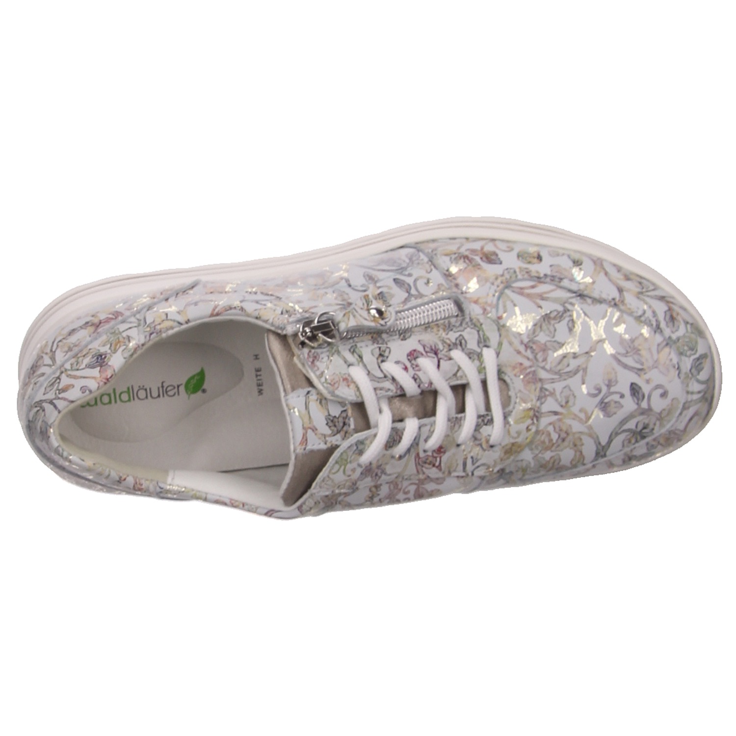 Waldläufer Sneaker weiß weiss/weiss kombi