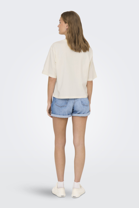 Jacqueline de Yong witte dames t-shirt