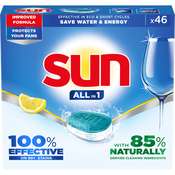 Sun All-in 1 Vaatwastabletten Citroen 46 tabletten