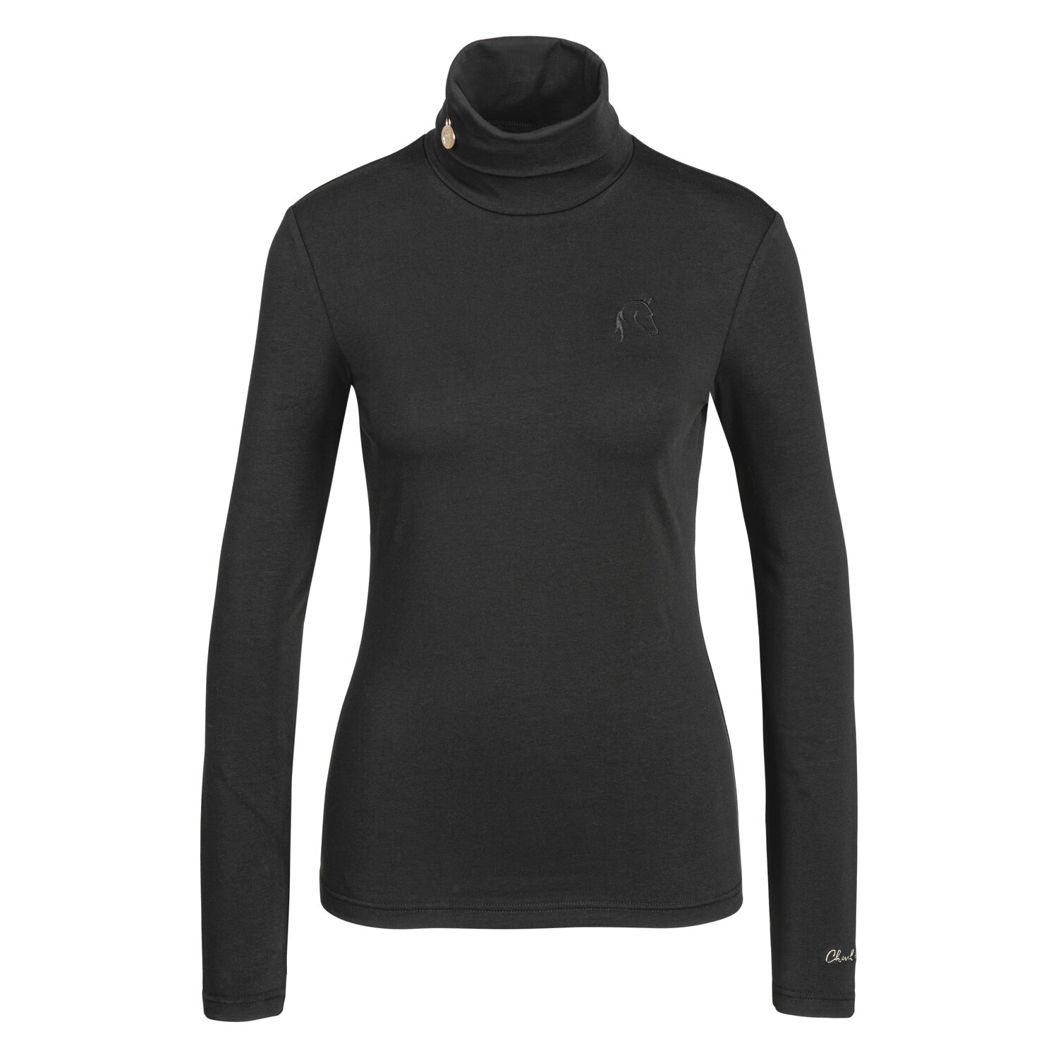 Cheval de Luxe Rollkragenpullover  - black