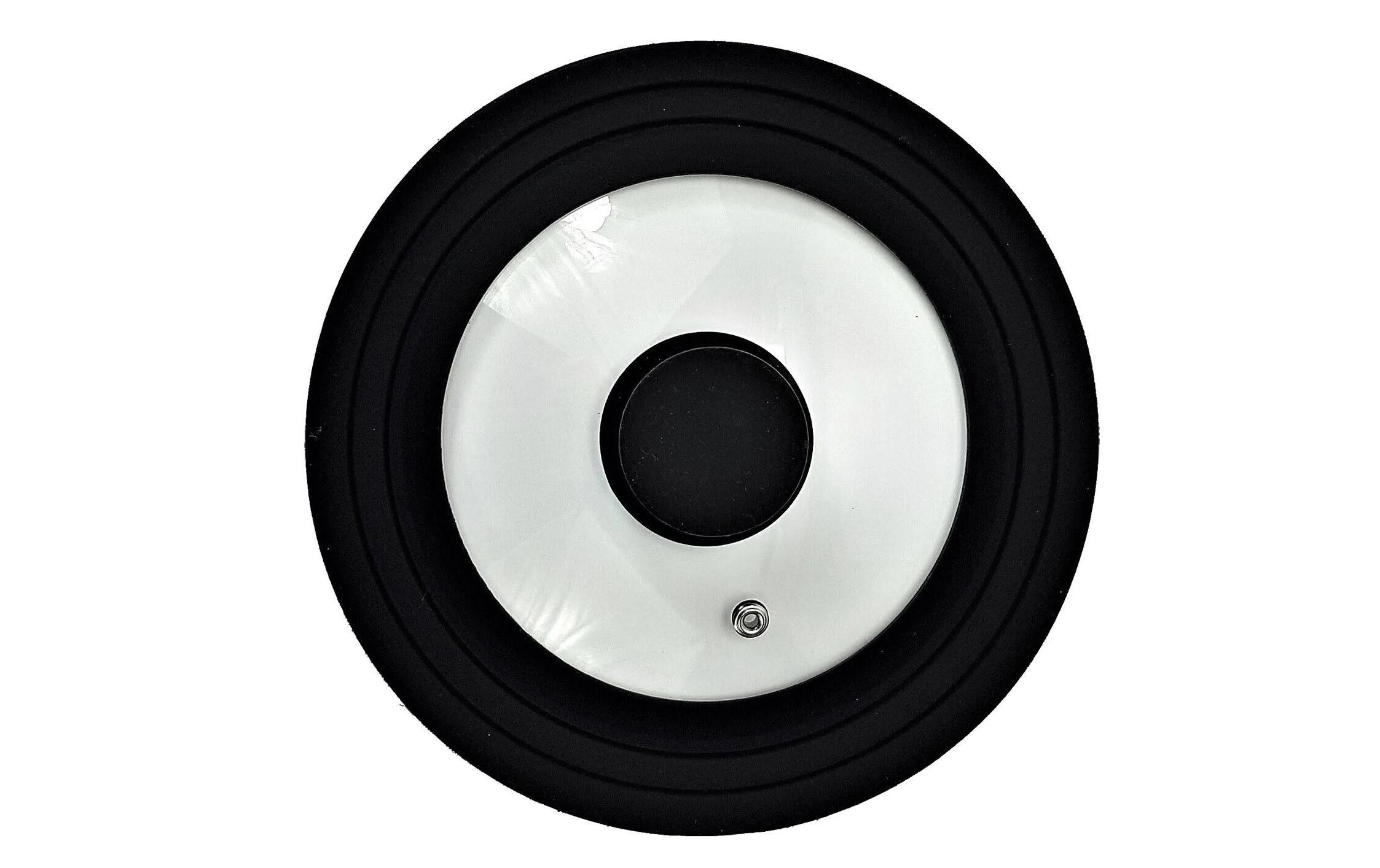 Pfannendeckel mit Silikonrand 16 cm/18 cm/20 cmUniversal-Glasdeckel mit Silikonrand für Pfannen und Töpfe
