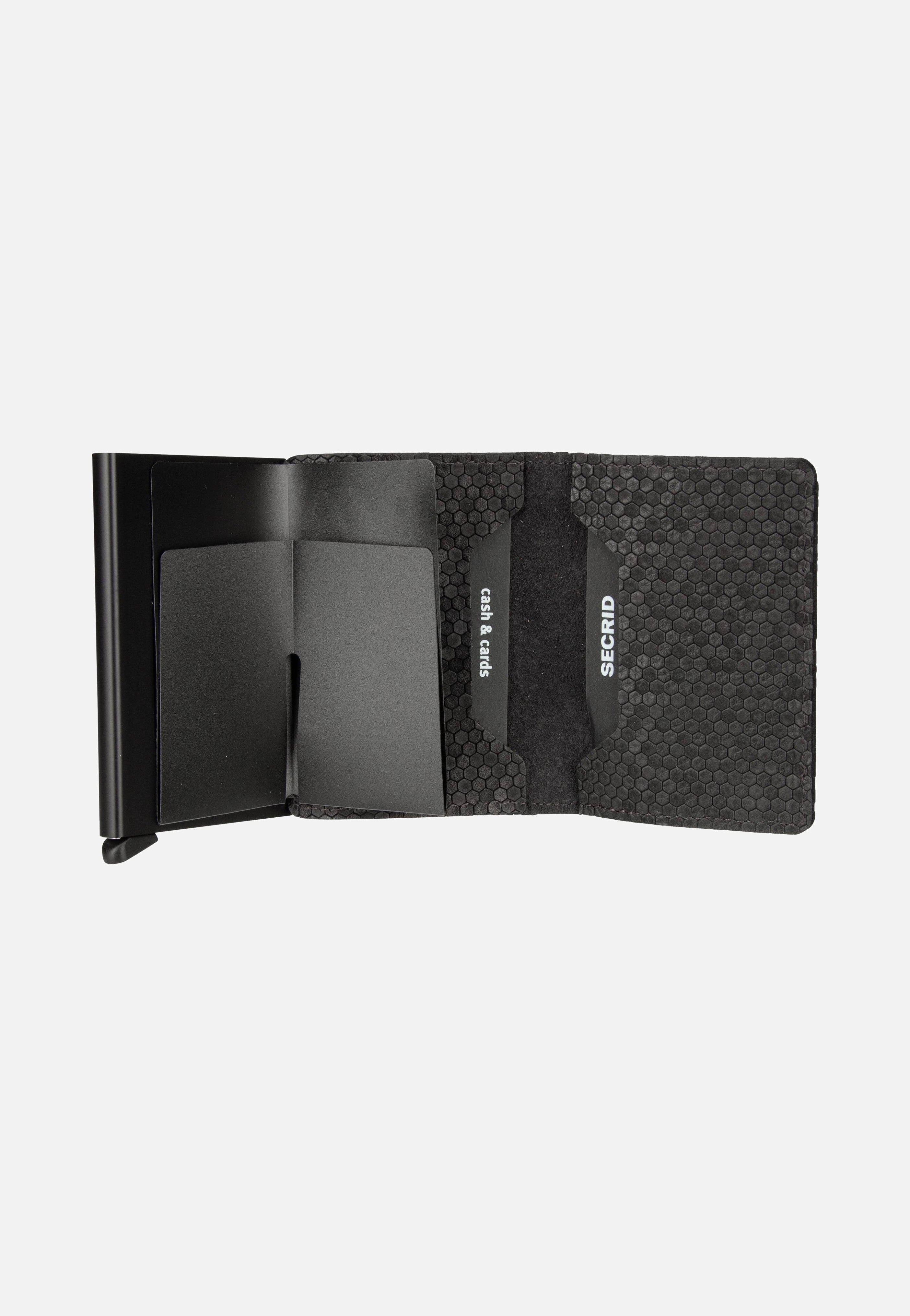 Slimwallet Hexagon Black - Portemonnaie