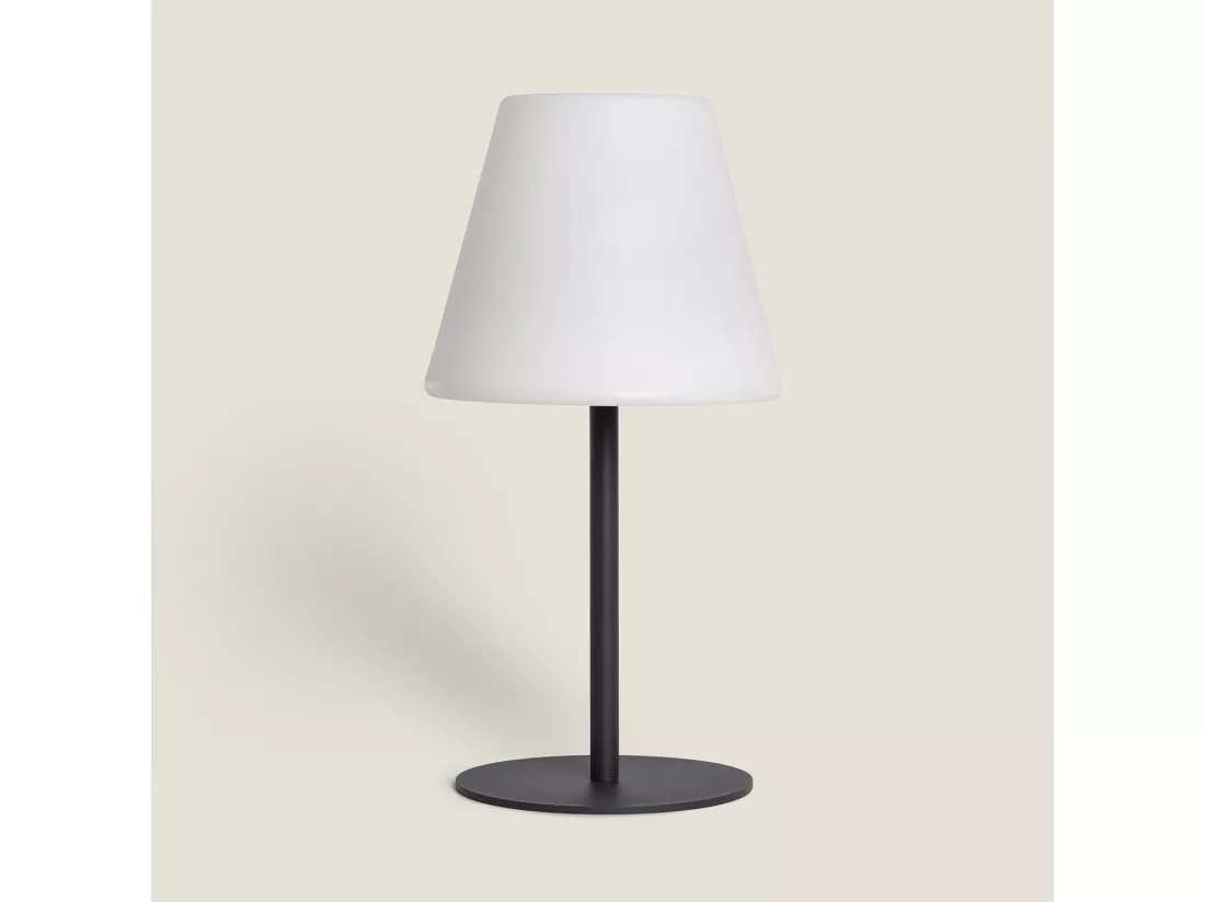 Lampe à Poser LED Extérieure Solaire Aluminium Larso 3000K Blanc chaud